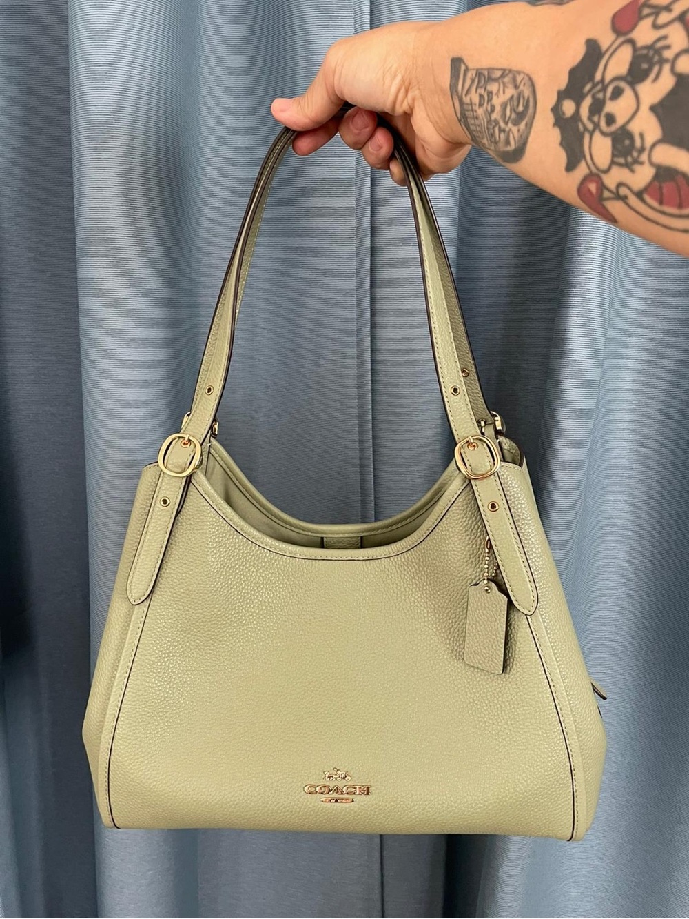 Coach Erin Shoulder Bag in Pistachio Green - EUC